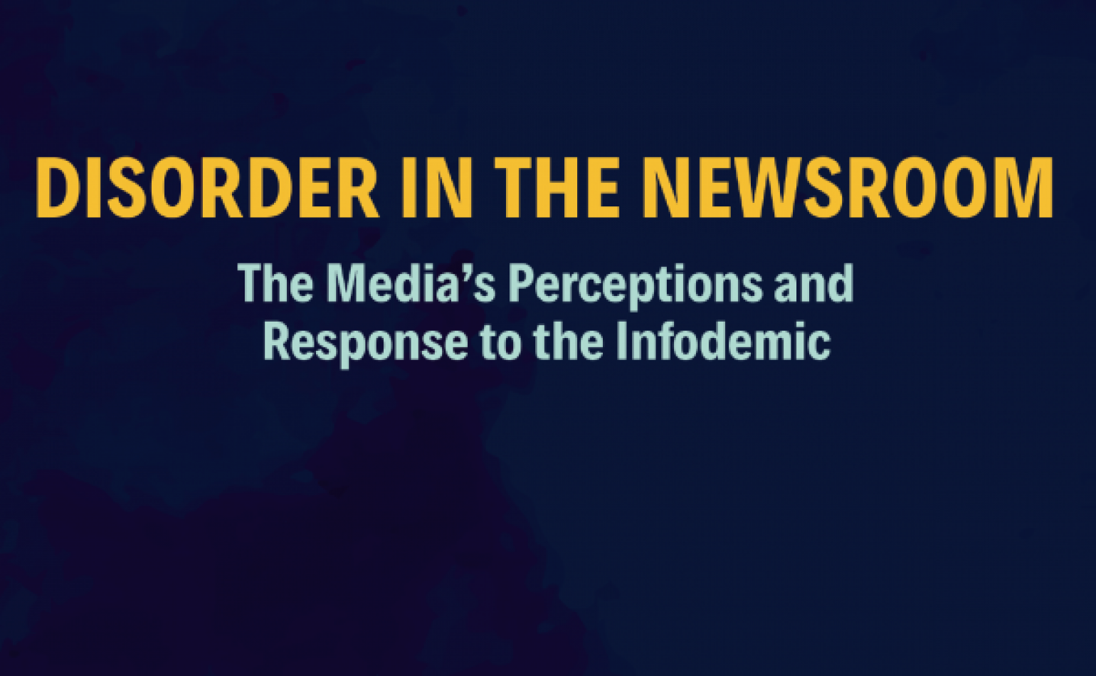 Launching ‘Disorder in the Newsroom’: A study by Media Matters for Democracy on journalists’ perception of their ability to identify and counter misinformation